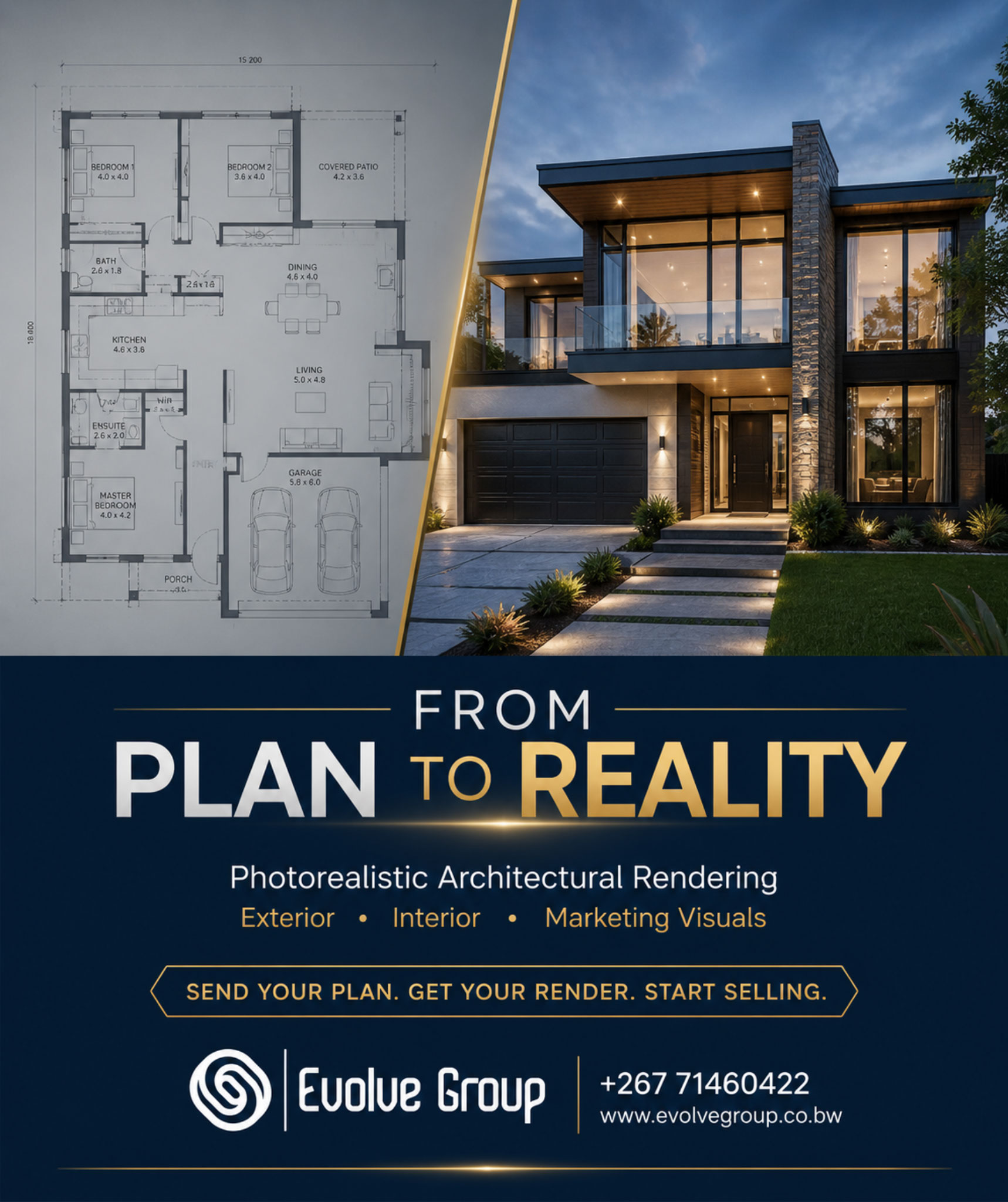 From Architectural Visualisation service flyer